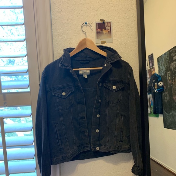 Black Denim Jacket - Picture 2 of 3